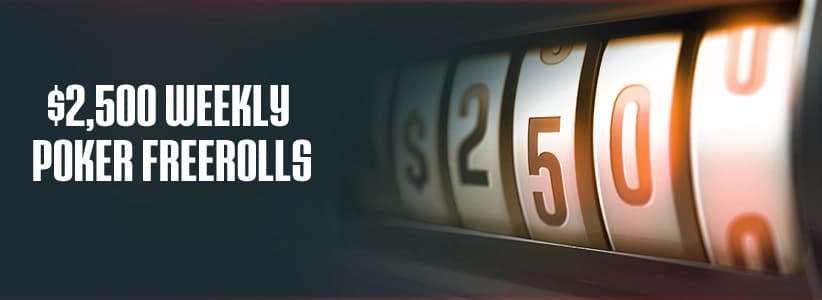 2500 weekly freerolls